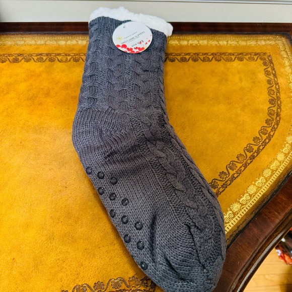 SDBING Women Winter Soft Warm Cozy Fuzzy Fleece Lined Gripper Slipper Socks NEW - Picture 11 of 13